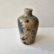 Vase with floral motif in enamelled ceramic - signed Suzanne Dauliach