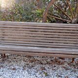 Limousin pubic bench called "shepherdess"