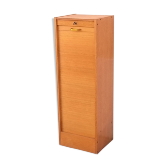 Vintage curtain furniture in light oak