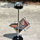 Vintage 70s Standing Ashtray - Shelf & Magazine/Newspaper Holder