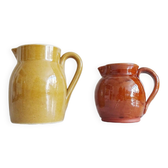 Ensemble de pichets en céramique, vases rustiques