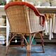 Fauteuil en rotin tressé