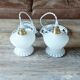 Baladeuse opaline vintage