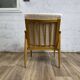 Reupholstered Scandinavian oak armchair, Eastern European origin, 70s-80s