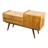 Mid-century Italian Wood and Brass Sideboard, 50s