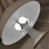 White plastic mushroom lamp