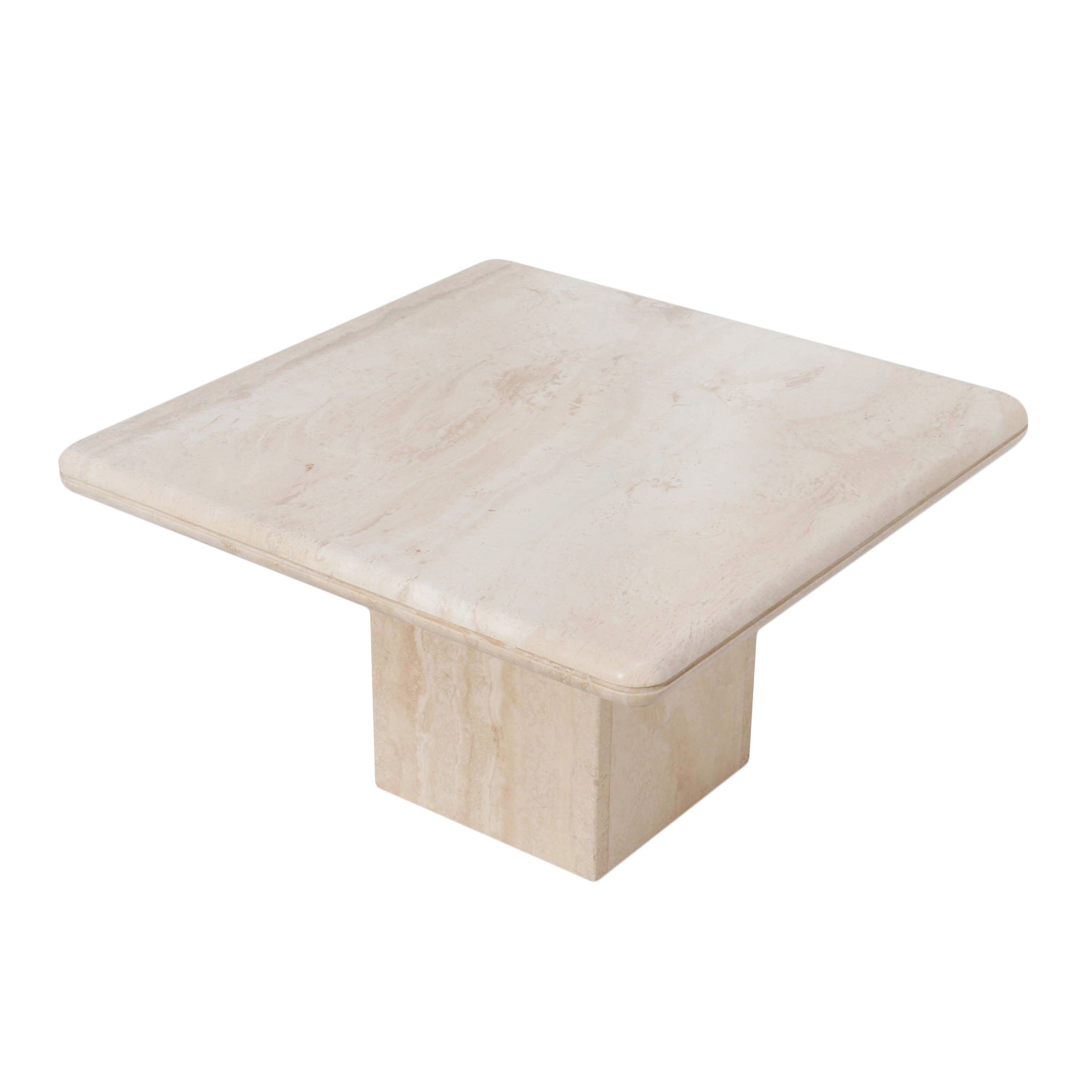 Vintage travertine coffee / side table