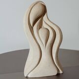 Travertine stone sculpture, Albert Tormos, 1980s