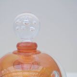 Small carafe bottle by jorge mateus in blown glass