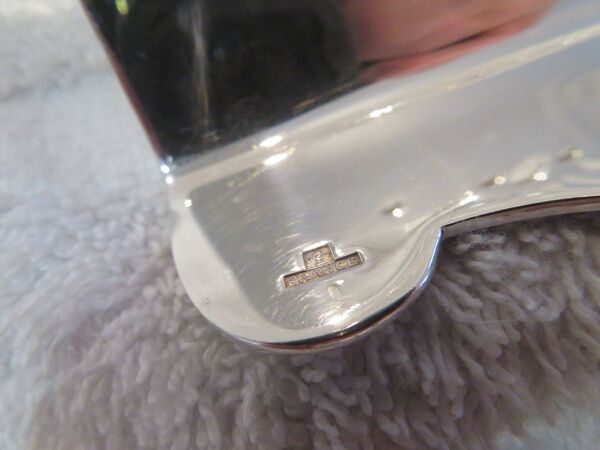 Pelle à servir les asperges métal argenté orfèvre Christofle Cluny 23,4cm