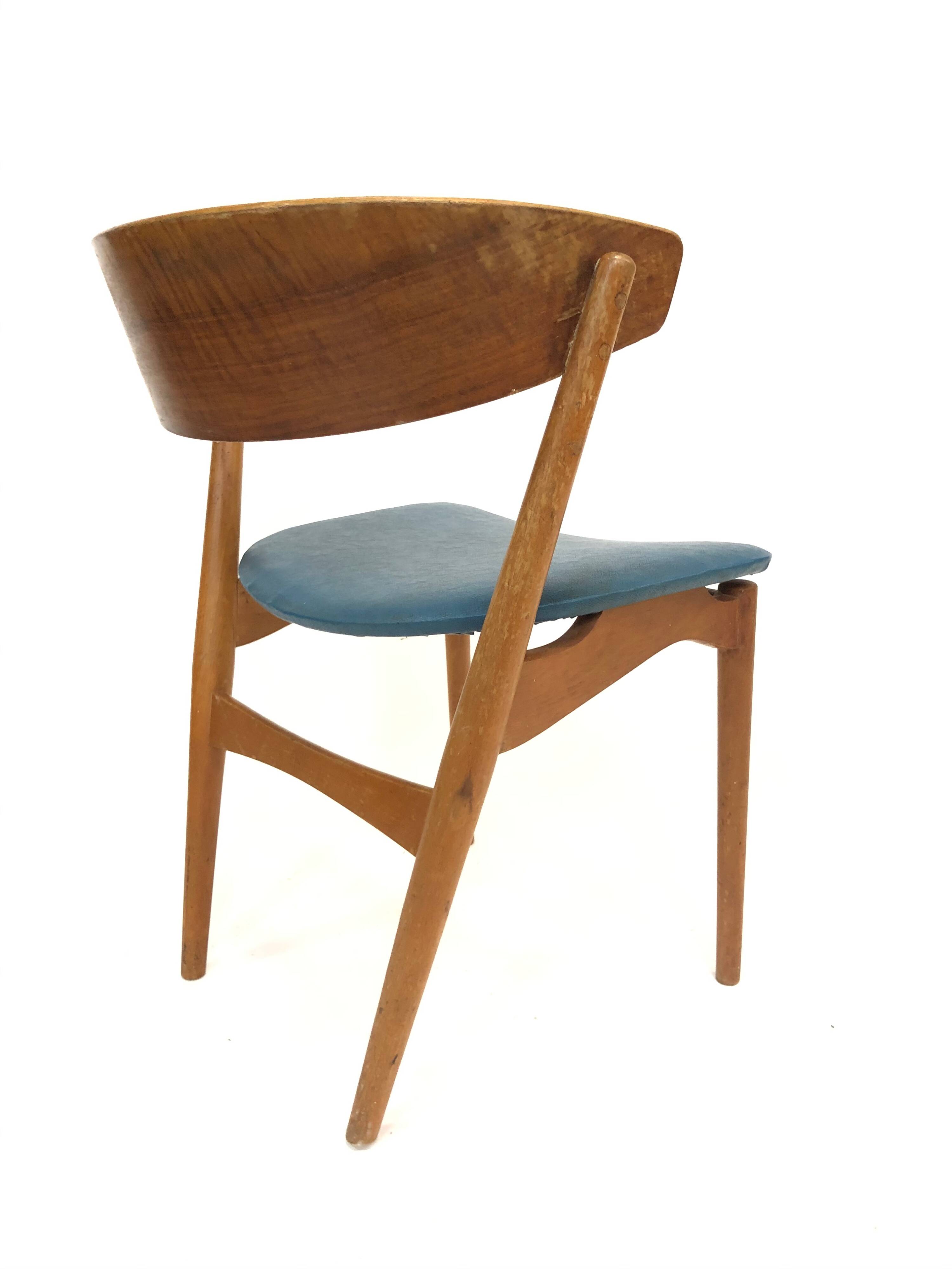 Vintage chair Helge Sibast Model No. 7 teak