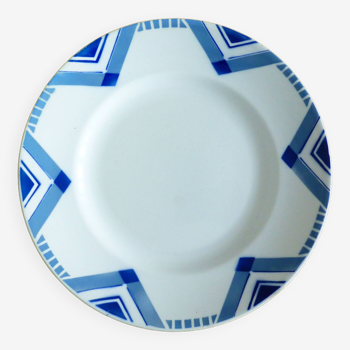 Assiette plates, Moulin des Loups et Hamage, modèle Pax