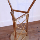 Sellette en rotin vintage