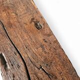 Brutalist /oak coffee / side table / 1960s /