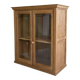 Vitrine vaisselier buffet chêne massif rénovée