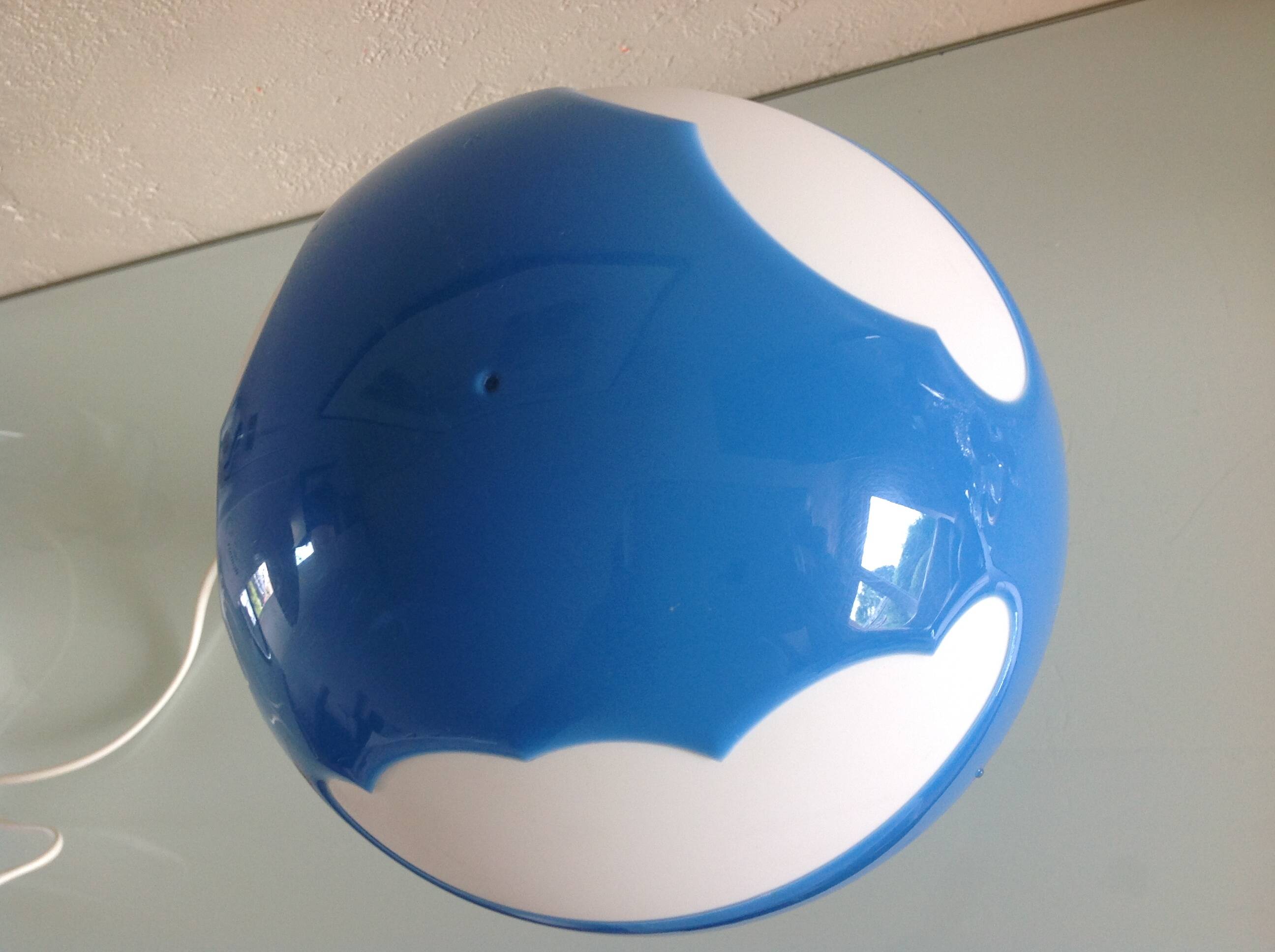 Blue Skojig cloud lamp by Ikea / vintage 80s-90s