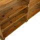 Vintage Wall shelf rack Pine wood 70s minimalist design