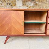 Vintage enfilade in ash and mahogany circa 1950s