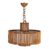Rattan pendant light 60'