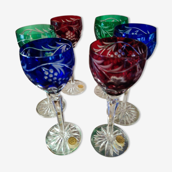 Double color crystal glasses the grand dukes