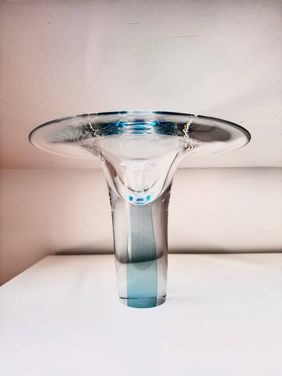Salviati “hat” vase for Tiffany & Co, 1960