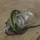Lampe de bateau verte industriel rare unique