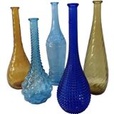Trio of Empoli decanters - Italy from the 60s