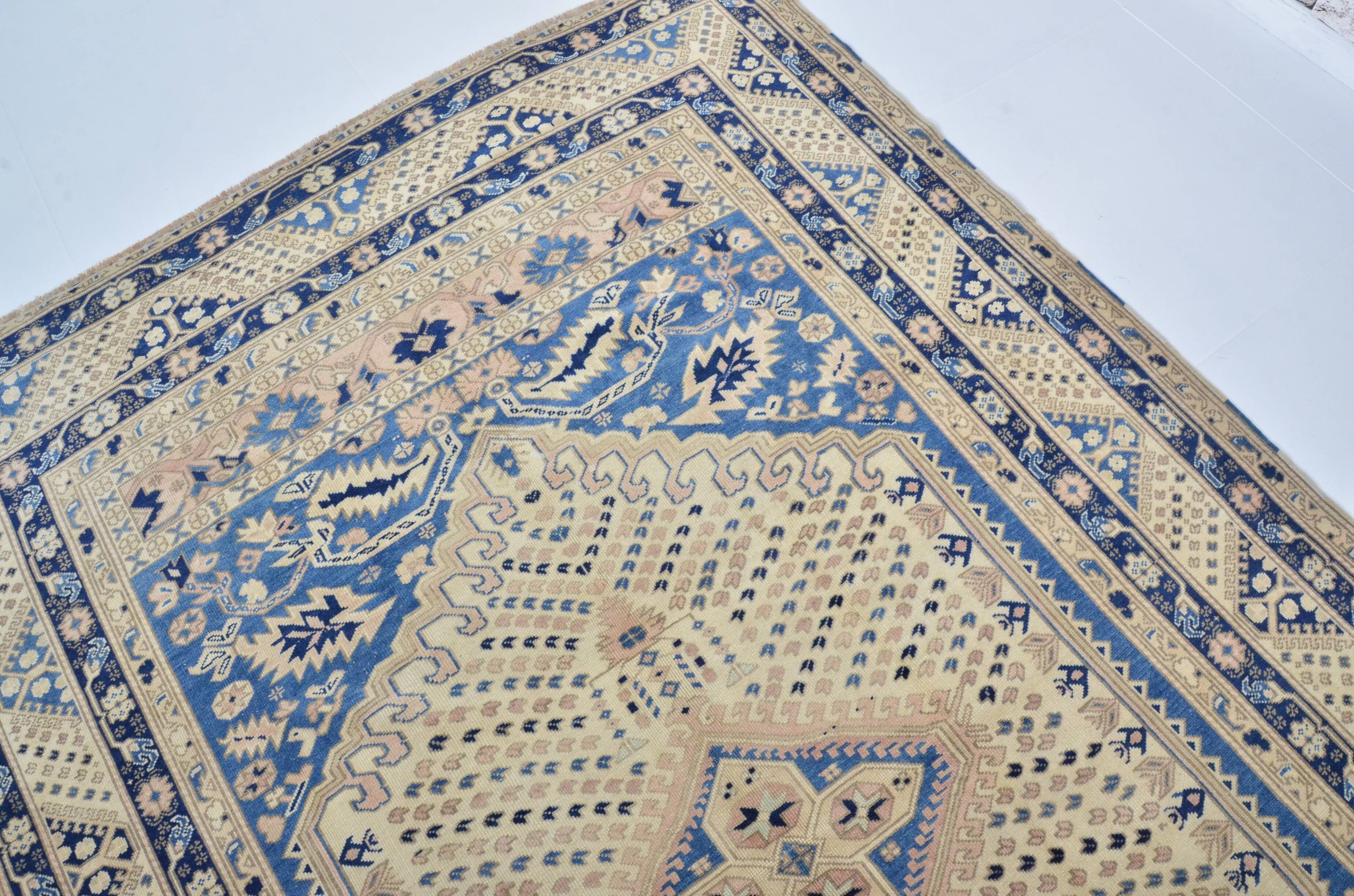 Rustic Wool Oushak Rug sku 3524