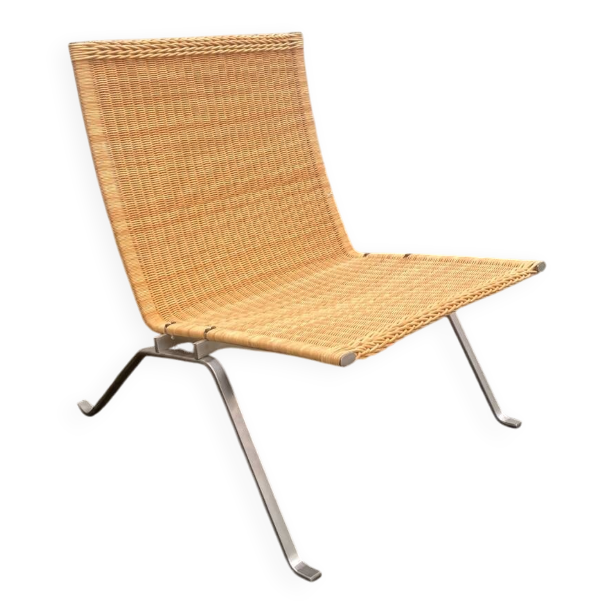 8 fauteuils Pk22 de Poul Kjaerholm , signé Fritz Hansen