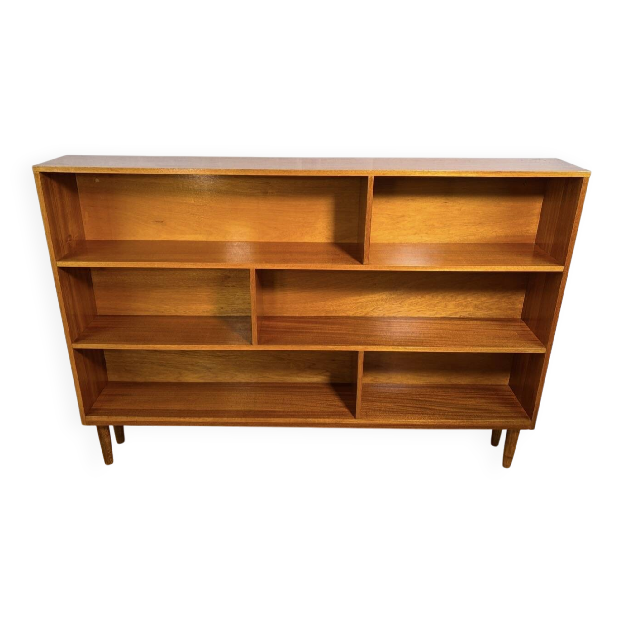 Mid Century Retro Teak Bookcase Circa 1960 Danish Design Scandinavian Influ