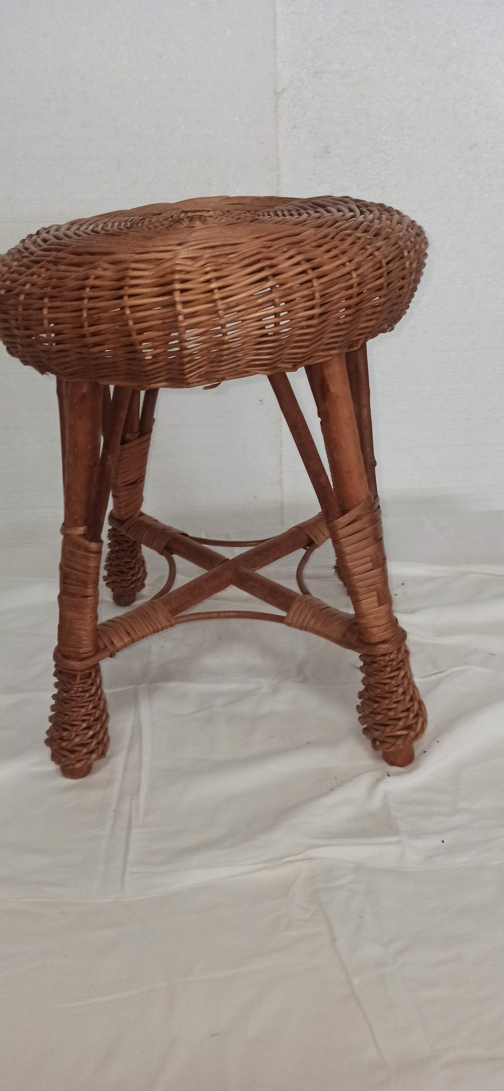 Rattan stool