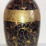 Double hand-gilded vase