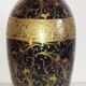 Double hand-gilded vase