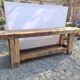 Elm cabinetmaker's workbench
