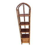 Rattan shelf from the 1960s-1970s.