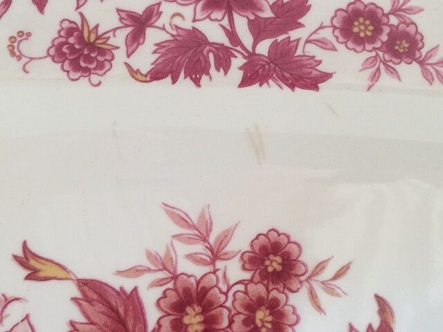 Old rectangular flat Sarreguemines Aubusson collection