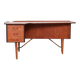 Peter Løvig Nielsen boomerang writing desk in teak Løvig Denmark 1960