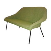 Canapé année 50 vert style Fritz Neth