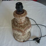 Lamp foot to lay ceramic brown granite