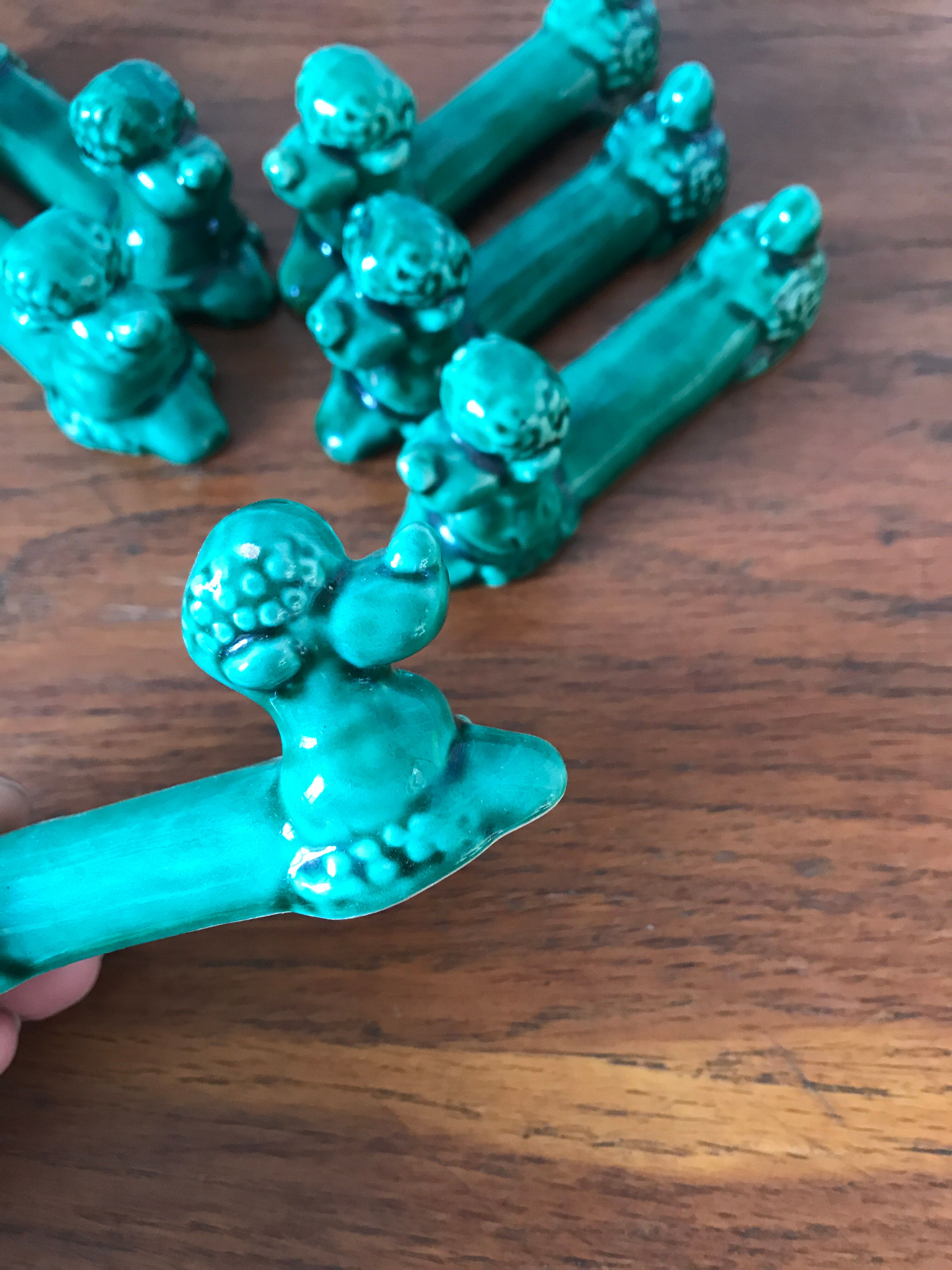Knife holders dog poodle