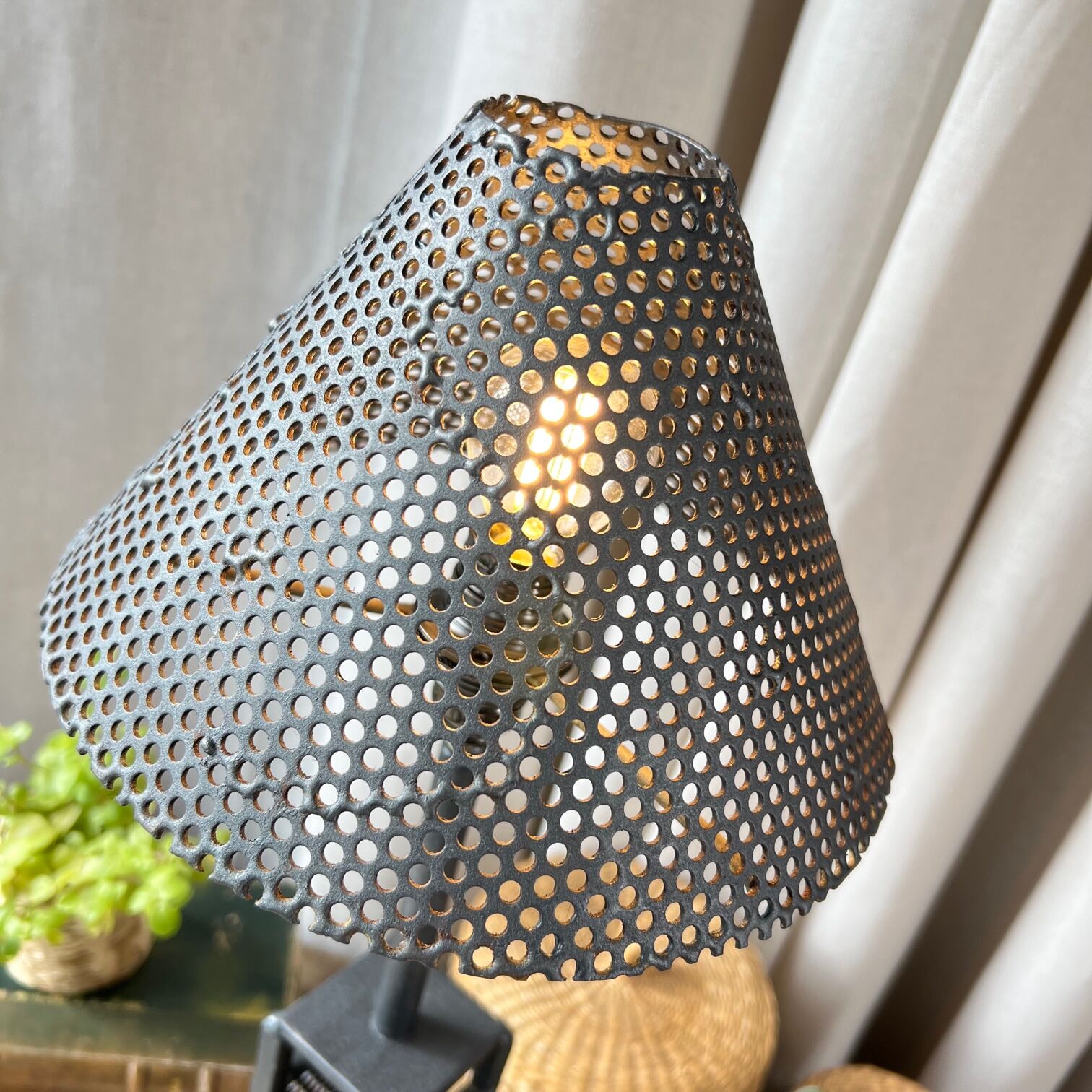 Handmade lamp industrial style