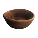 Crafted raw wood jatte