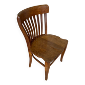 Vintage 1930s Solid Oak Office Chair