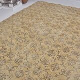 Floral Vintage Handmade Wool Rug sku 1372