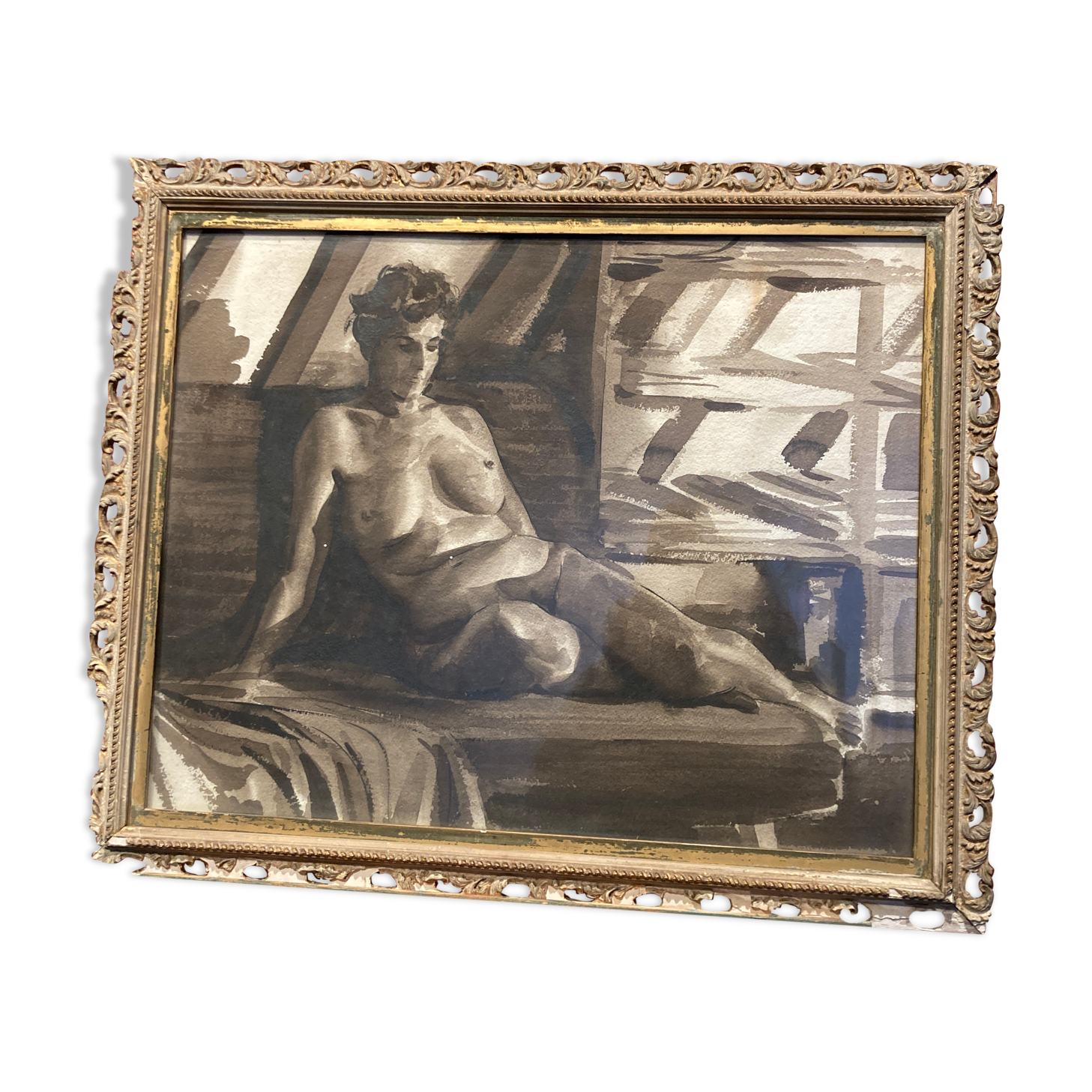 Framed drawing