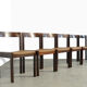 Ensemble de 6 chaises de salle à manger modernes par Gerard Geytenbeek pour meubles AZS, Pays-Bas années 1960