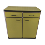 Yellow formica kitchen buffet