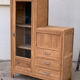 Armoire parisienne vitrée asymétrique Art déco 1930