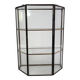 Vitrine Murale Vintage Verre Et Laiton