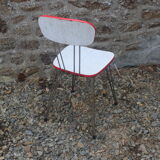 Chaise formica pieds Eiffel